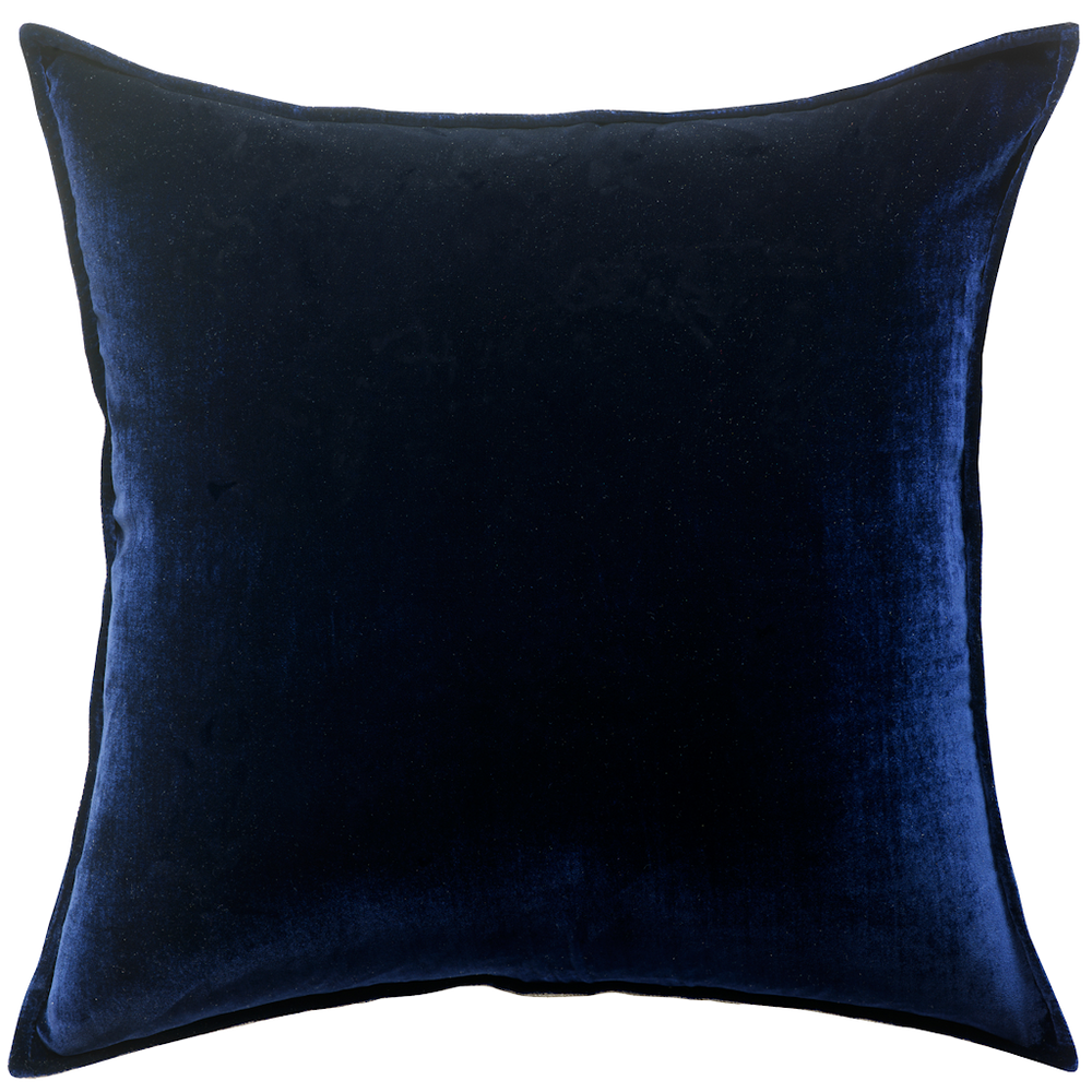 Fabric cushions - Silk Velvet & Linen Cushion  - DE LE CUONA