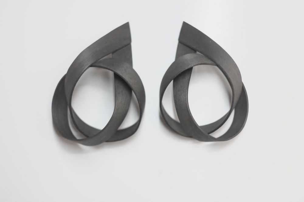Jewelry - Wooden earrings Gutta-Percha 2 - NATURA ACCESSORIES