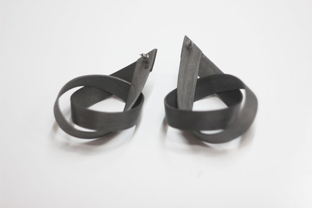 Jewelry - Wooden earrings Gutta-Percha 2 - NATURA ACCESSORIES