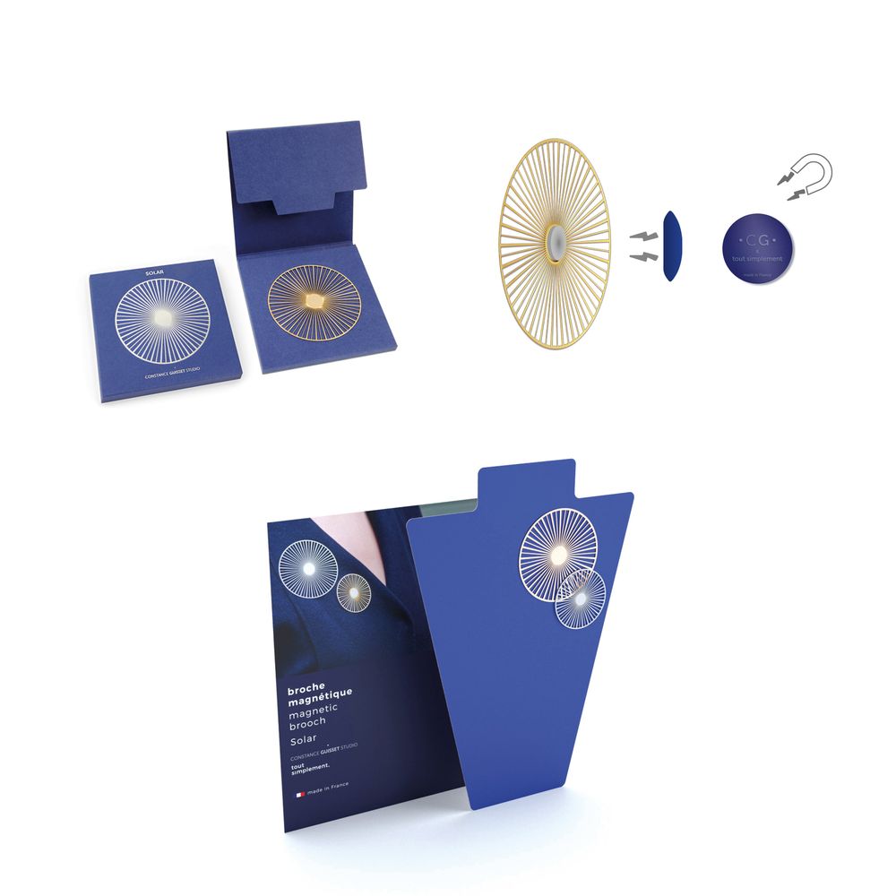 Gifts - Solar magnetic brooche - TOUT SIMPLEMENT,