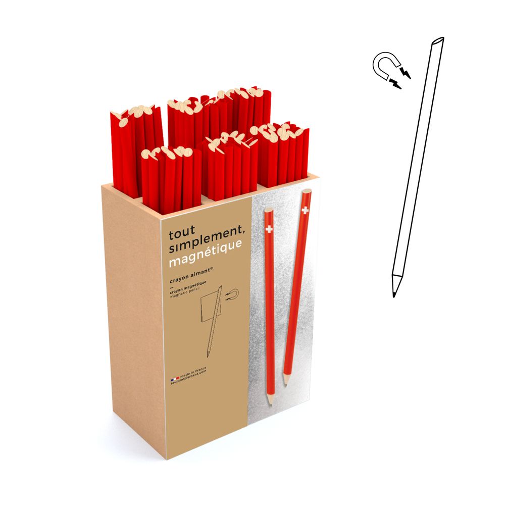 Papeterie - Magnetic pencil - Swiss - TOUT SIMPLEMENT,