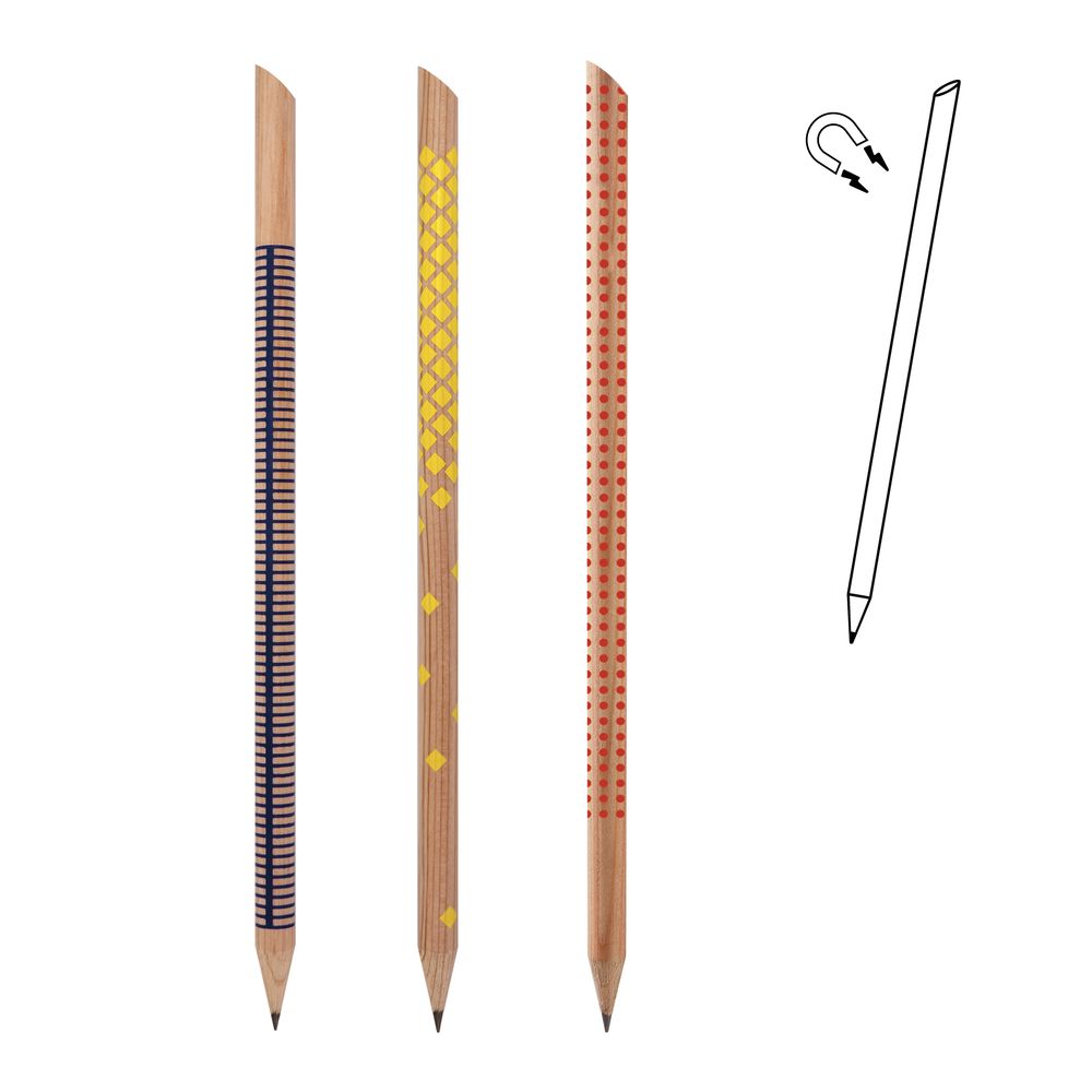 Stationery - Printed magnetic pencil - TOUT SIMPLEMENT,