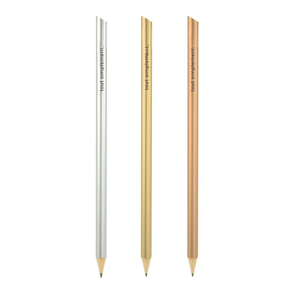 Papeterie - Metallic magnetic pencil - TOUT SIMPLEMENT,