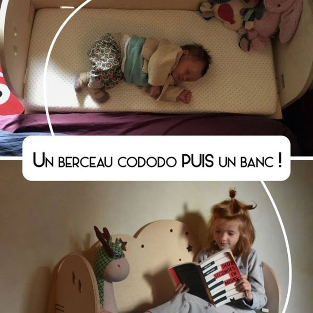 Chambres d'enfants - Berceau Cododo - Banc Nuage - ELYSTA