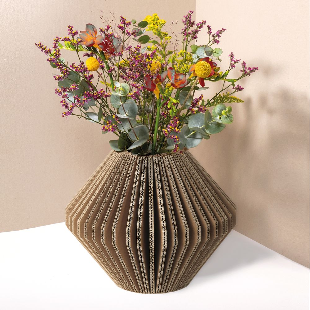 Vases - Vase made of recycled cardboard / cache-cache - TOUT SIMPLEMENT,