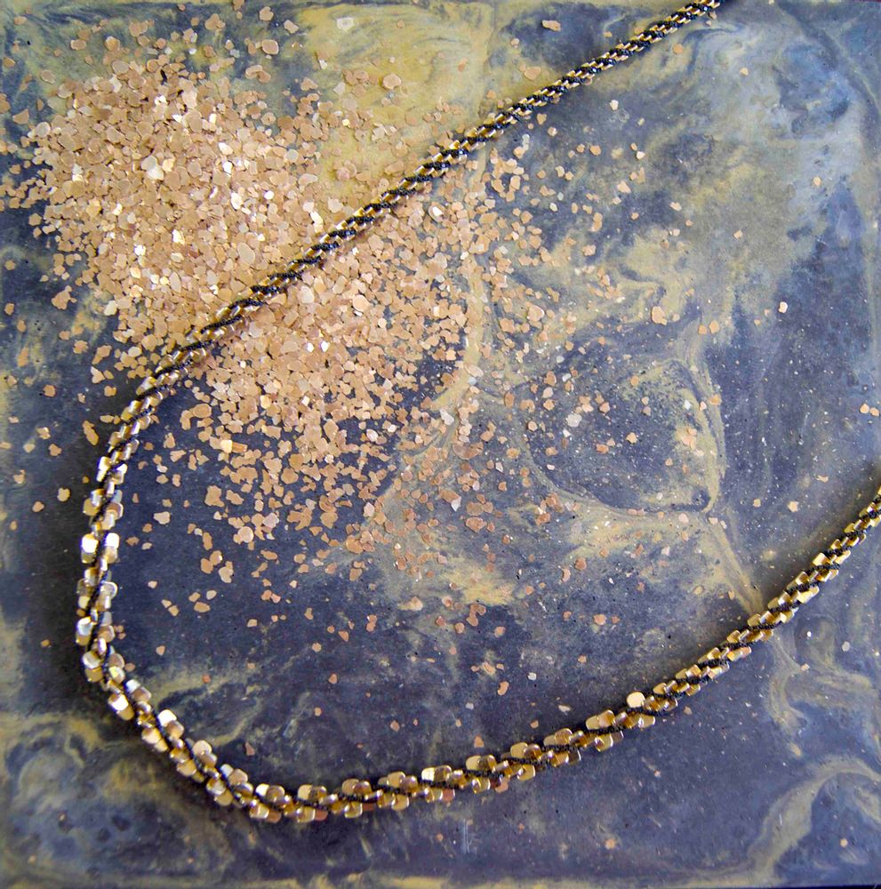 Cement tiles - Gold and Silver Cement Tiles - ILOT COLOMBO