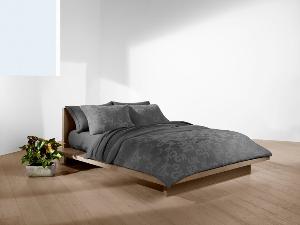 Bed linens - Monogram Charcoal / Duvet Set - CALVIN KLEIN