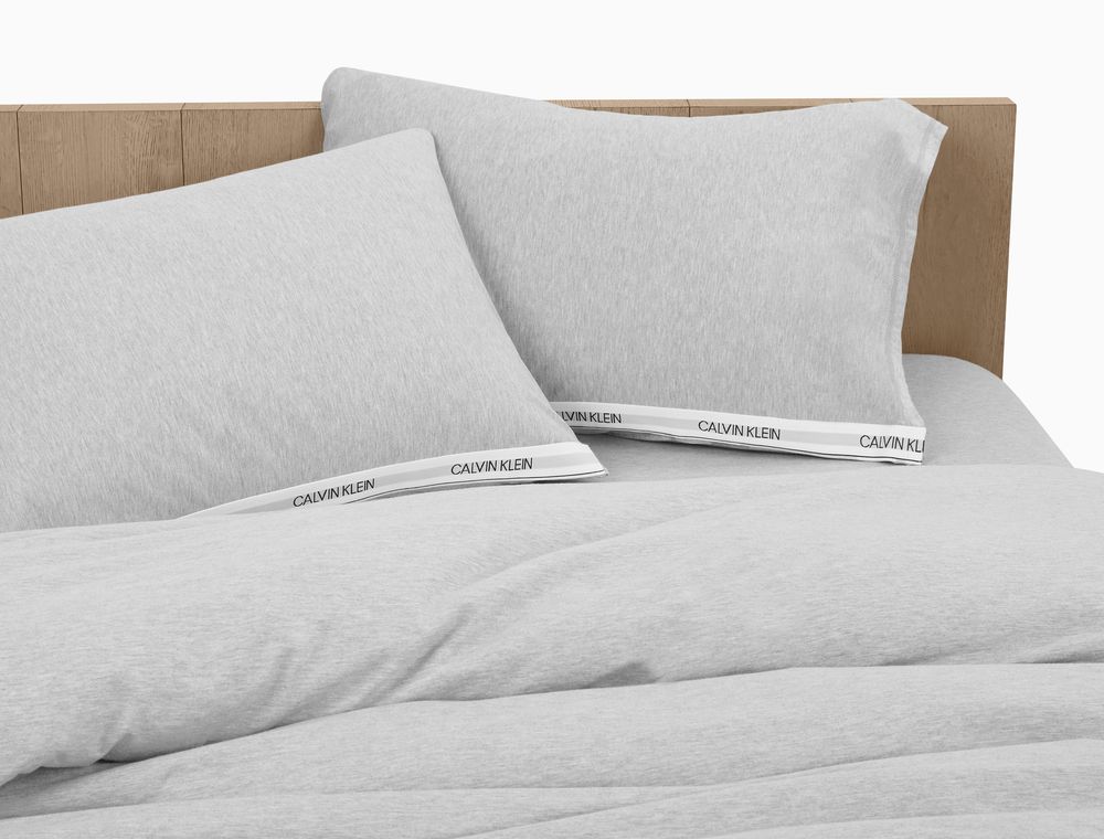Bed linens - Classic Logo Heather Grey / Duvet Set - CALVIN KLEIN