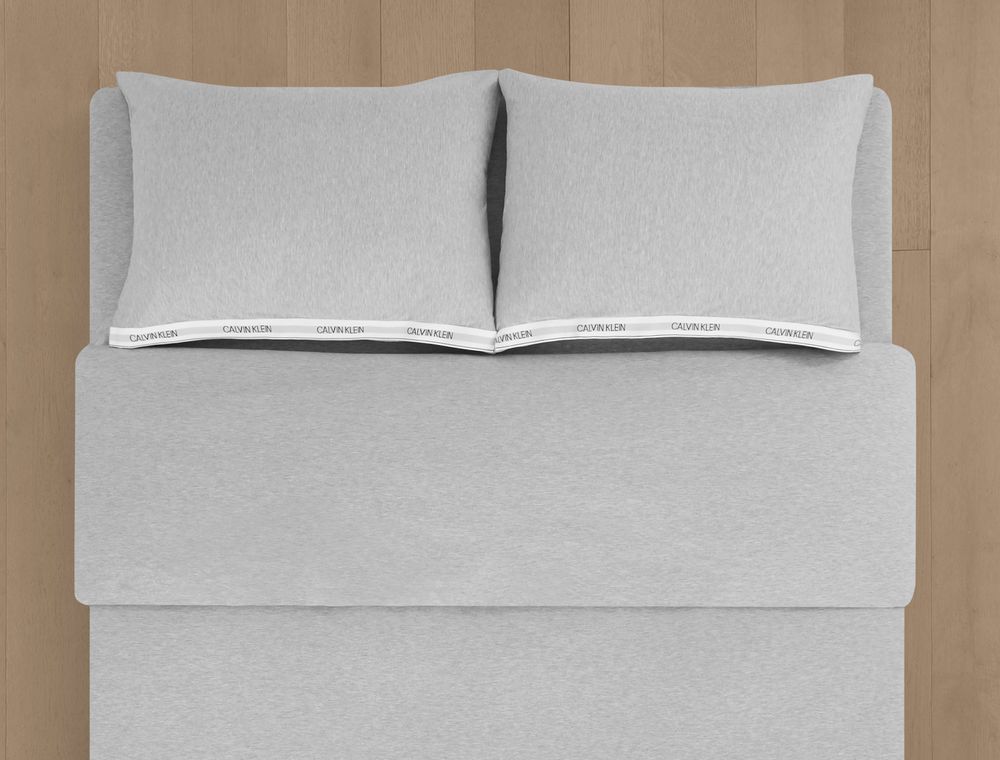 Bed linens - Classic Logo Heather Grey / Duvet Set - CALVIN KLEIN