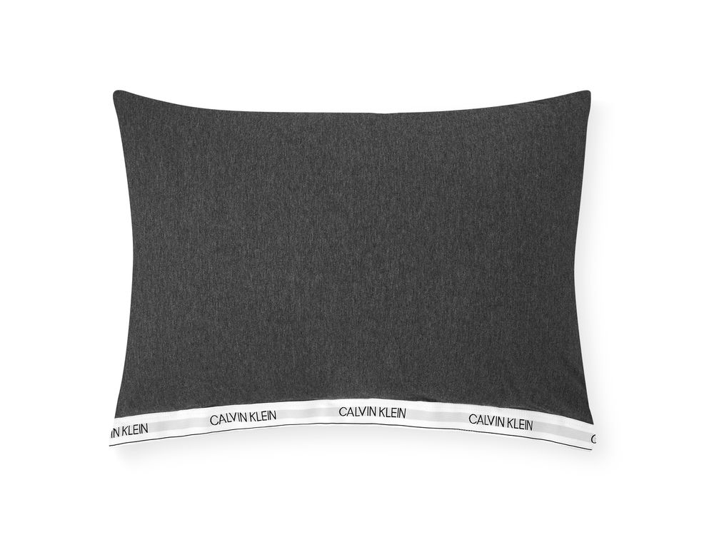 Linge de lit - Classic Logo Charcoal / Parure de lit en jersey et modal - CALVIN KLEIN