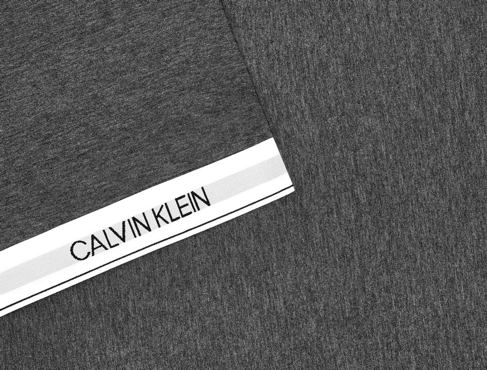 Linge de lit - Classic Logo Charcoal / Parure de lit en jersey et modal - CALVIN KLEIN