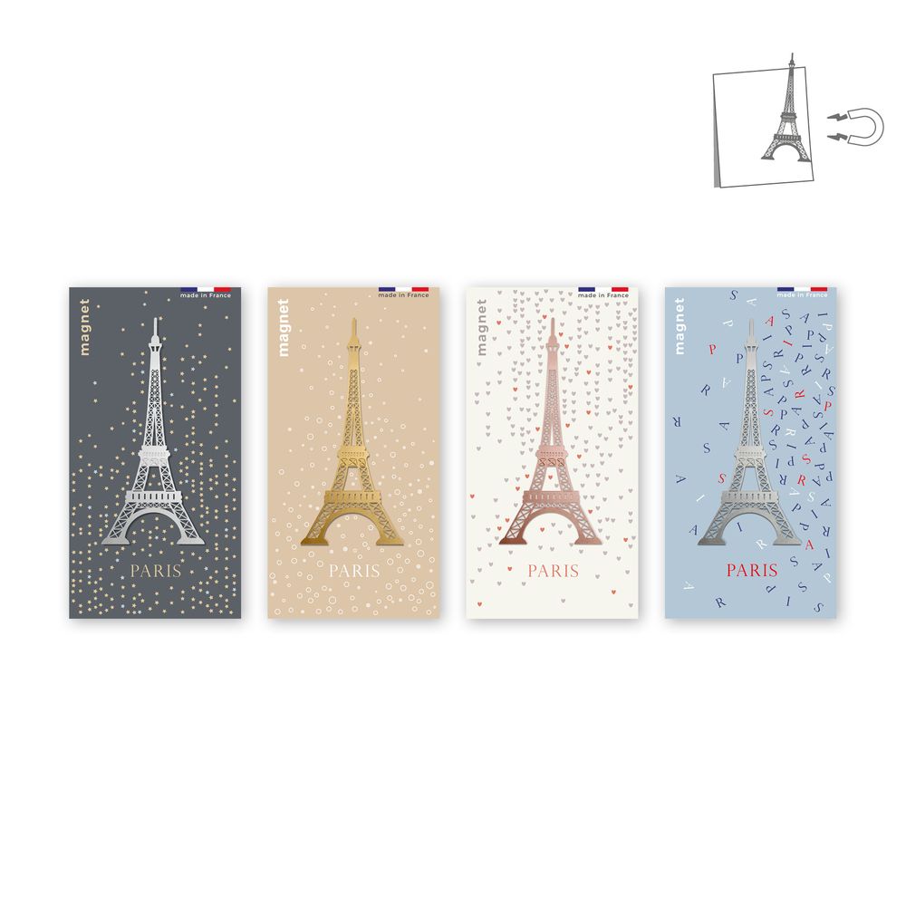 Decorative objects - Eiffel Tower stainless steel magnet - TOUT SIMPLEMENT,