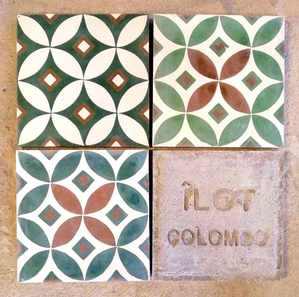 Carrelages et dallages - Carreaux de Ciment Hanthana - ILOT COLOMBO