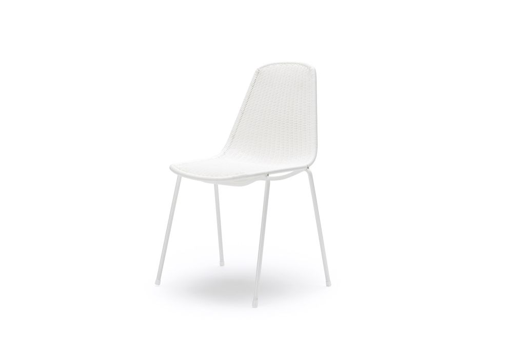 Chairs for hospitalities & contracts - Basket chair white/white* outdoor | chair - FEELGOOD DESIGNS