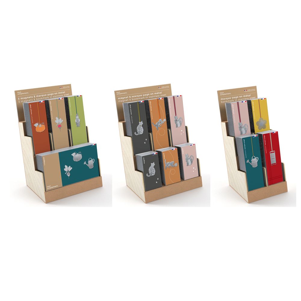 Office sets - stainless steel bookmark - Nature - TOUT SIMPLEMENT,