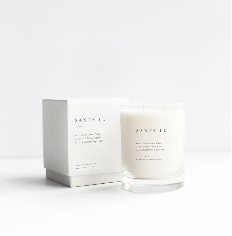Floral decoration - Santa Fe Escapist Candle - BROOKLYN CANDLE STUDIO