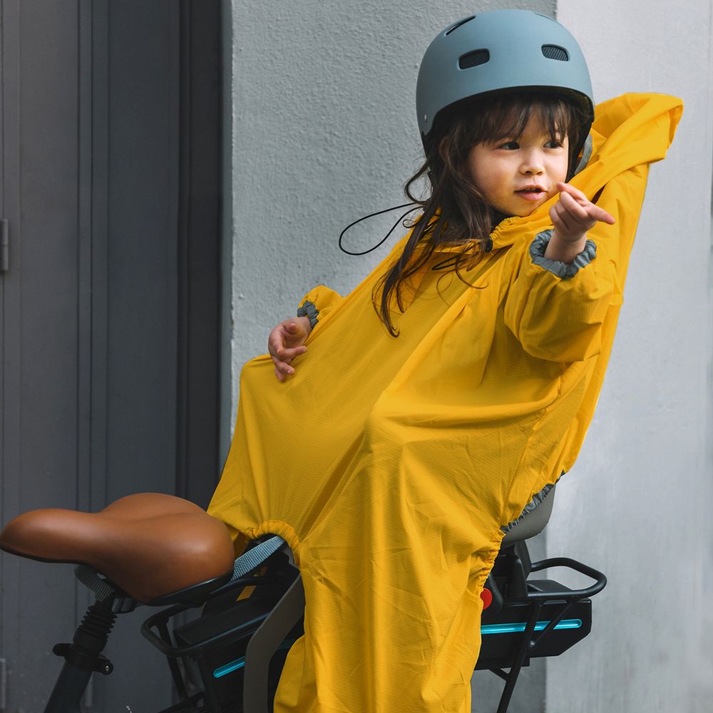 Mode enfantine - L'imperméable pour siège de vélo - RAINETTE