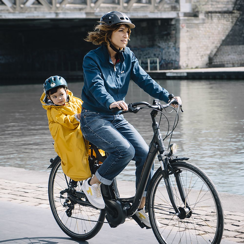 Mode enfantine - L'imperméable pour siège de vélo - RAINETTE