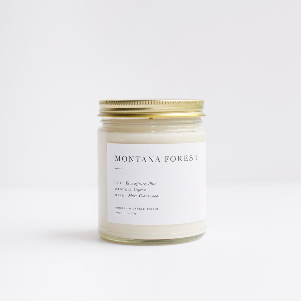 Autres fournitures bureau  - Montana Forest Minimalist Bougie - BROOKLYN CANDLE STUDIO