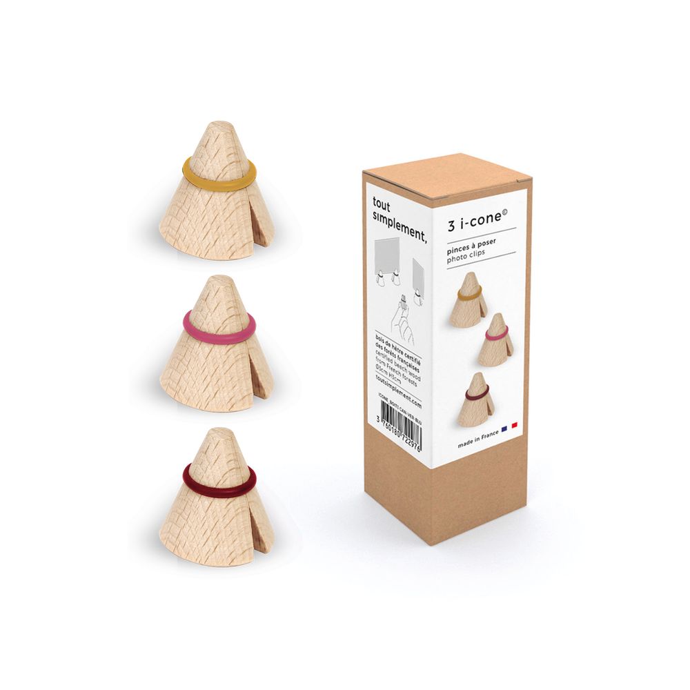 Stationery - Photo & memo clip / i-cone - TOUT SIMPLEMENT,