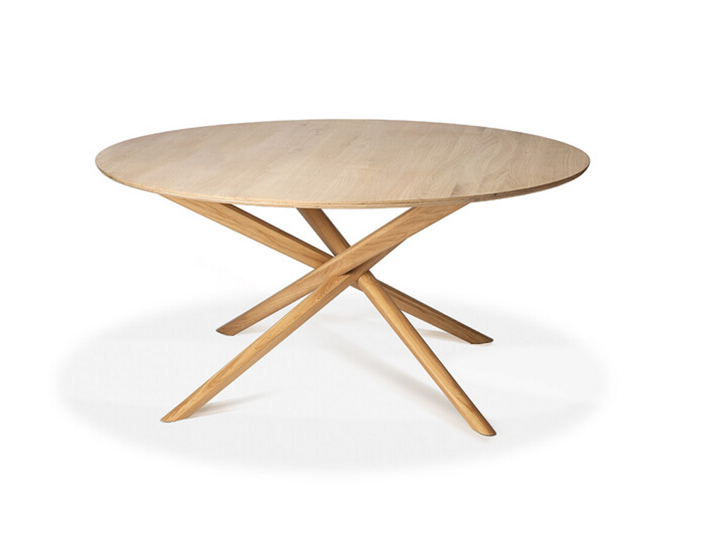 Tables Salle à Manger - Table à manger ronde Mikado - ETHNICRAFT