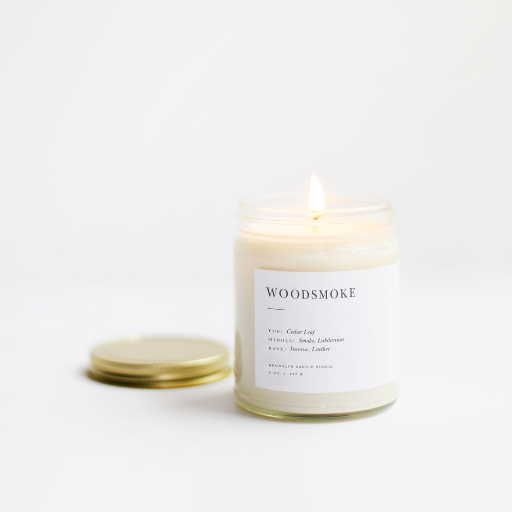 Objets de décoration - Woodsmoke Minimalist Bougie - BROOKLYN CANDLE STUDIO