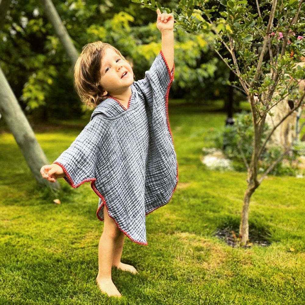 Accessoires pour bain enfants  - KOZA KIDS PONCHO/ VÊTEMENTS POUR ENFANTS - DESIGNDEM