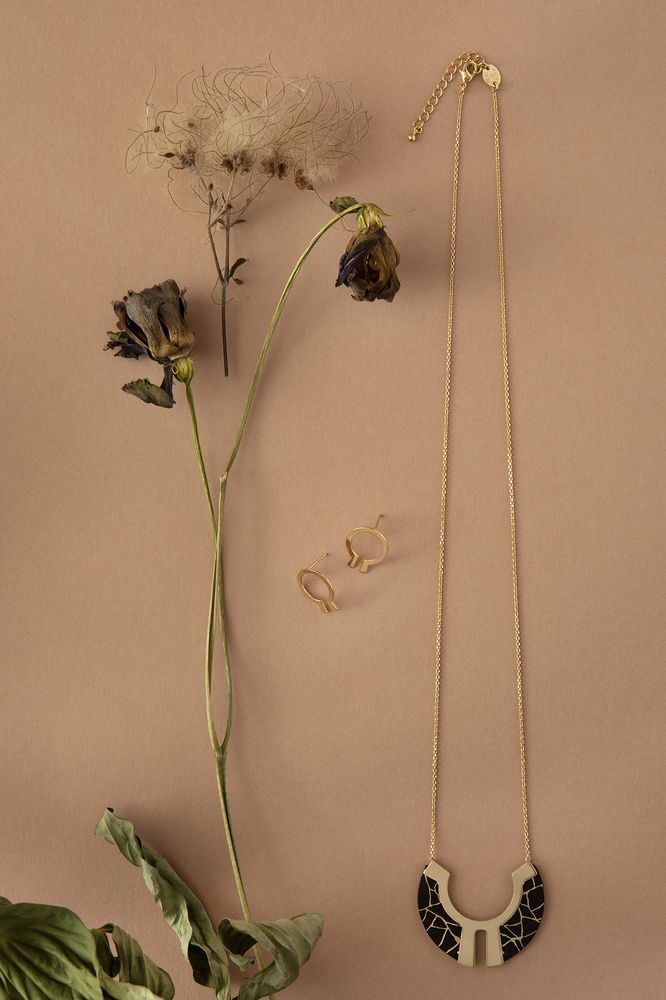 Bijoux - collier n.3 KYOTO - PEAU DE FLEUR