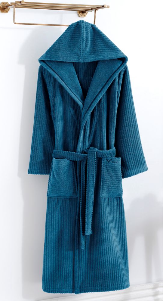 Bathrobes - Stripe Man & Lady Bathrobe - SOFT COTTON