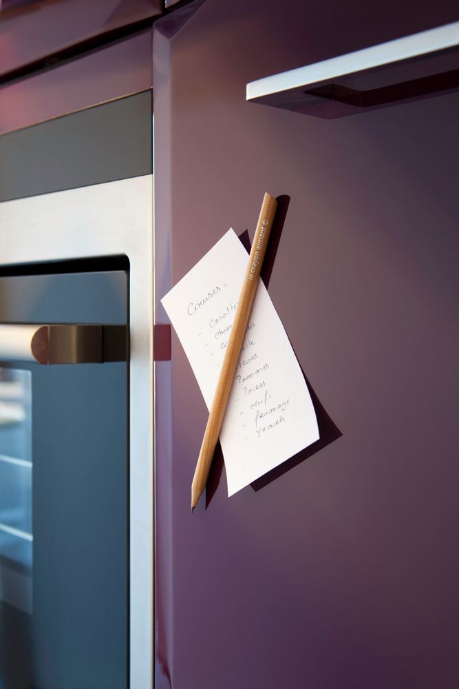 Papeterie bureau - Natural & black magnetic pencil - TOUT SIMPLEMENT,