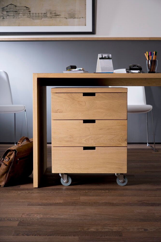 Chests of drawers - Oak Billy drawer unit - ETHNICRAFT