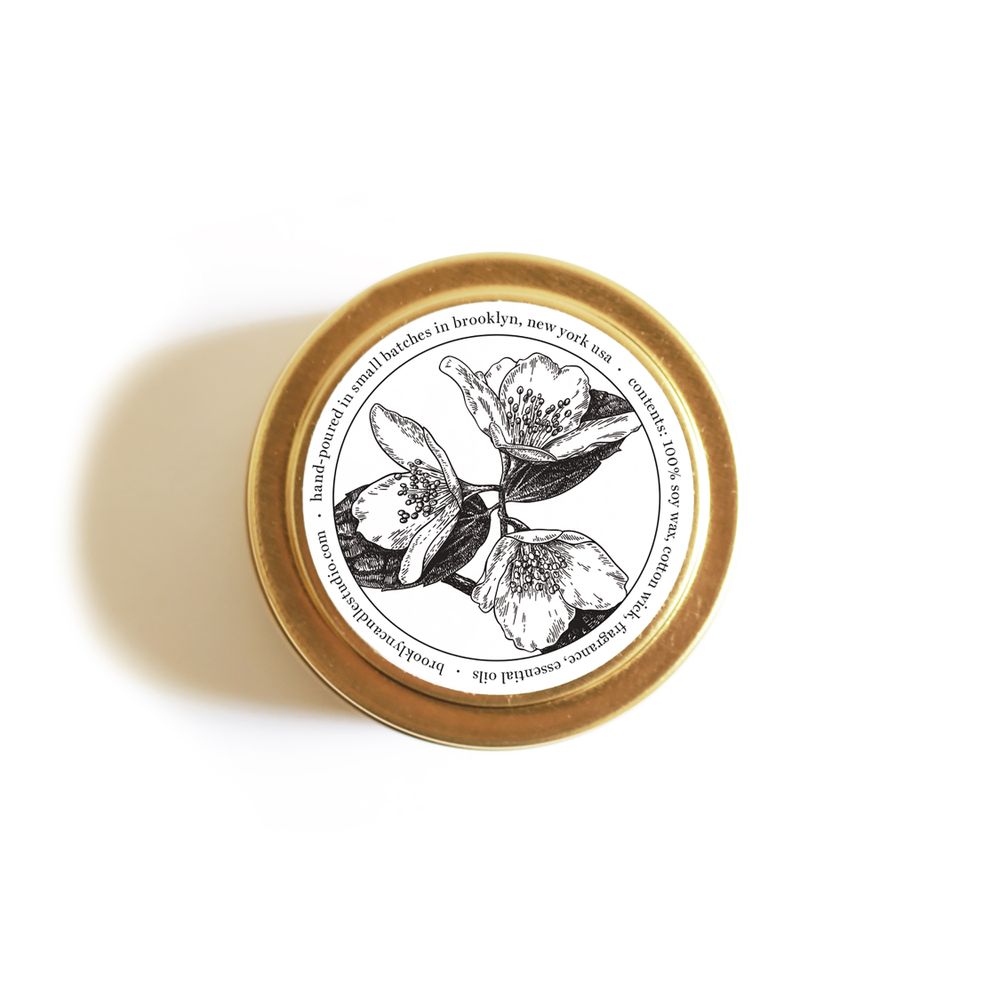 Decorative objects - Sunday Morning Gold Travel Candle - BROOKLYN CANDLE STUDIO