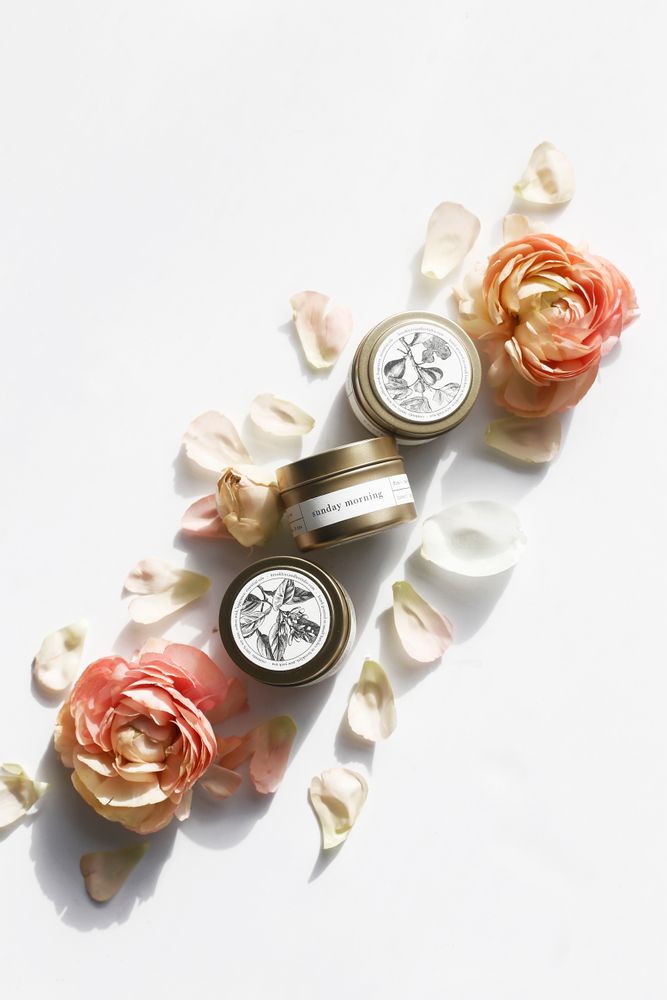 Decorative objects - Sunday Morning Gold Travel Candle - BROOKLYN CANDLE STUDIO