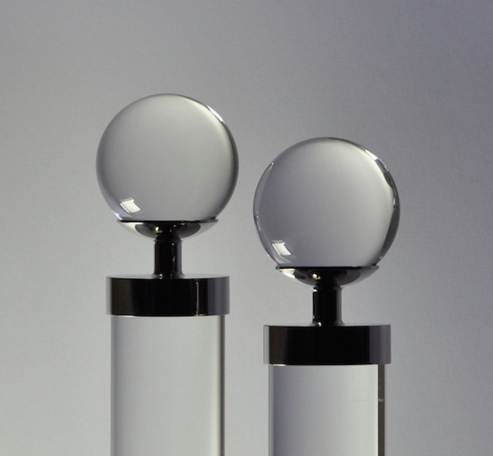 Rideaux et voilages - Poteaux et embouts en plexiglas - TODD KNIGHTS