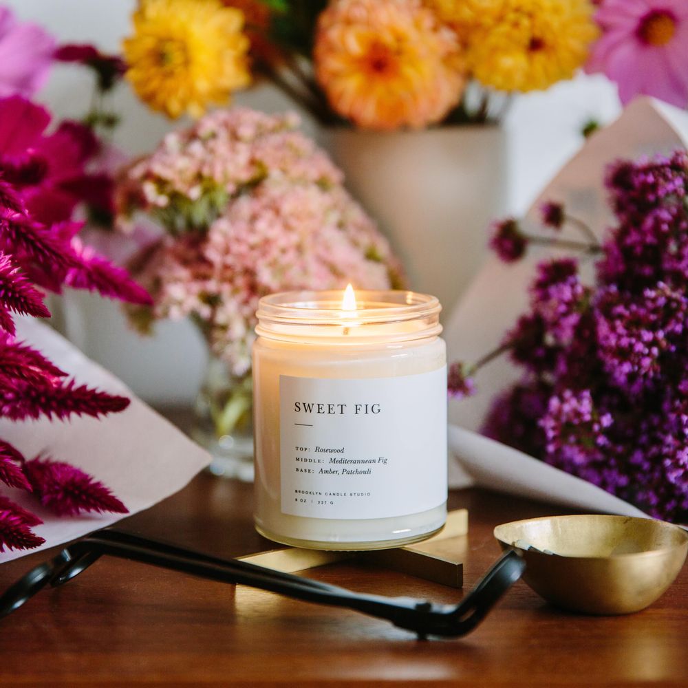 Objets design - Sweet Fig Minimalist Bougie - BROOKLYN CANDLE STUDIO