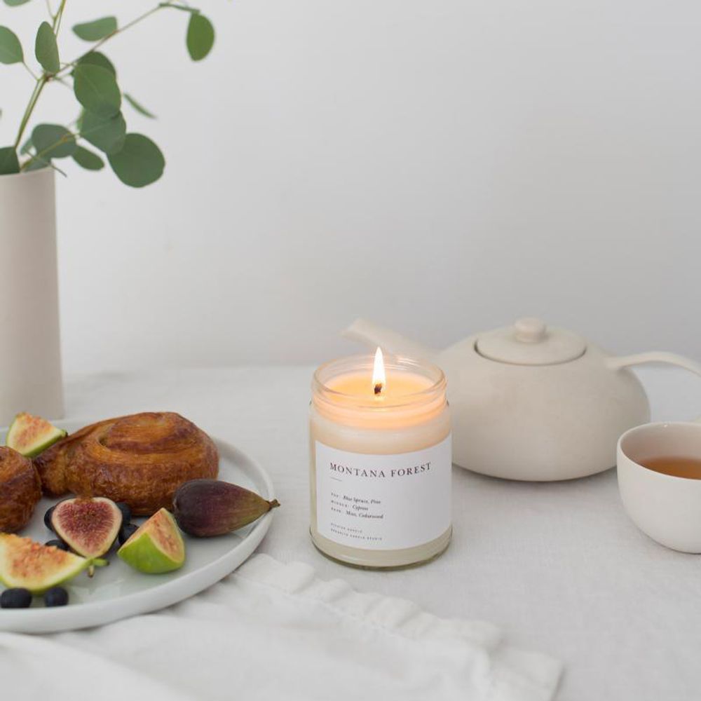Autres fournitures bureau  - Montana Forest Minimalist Bougie - BROOKLYN CANDLE STUDIO