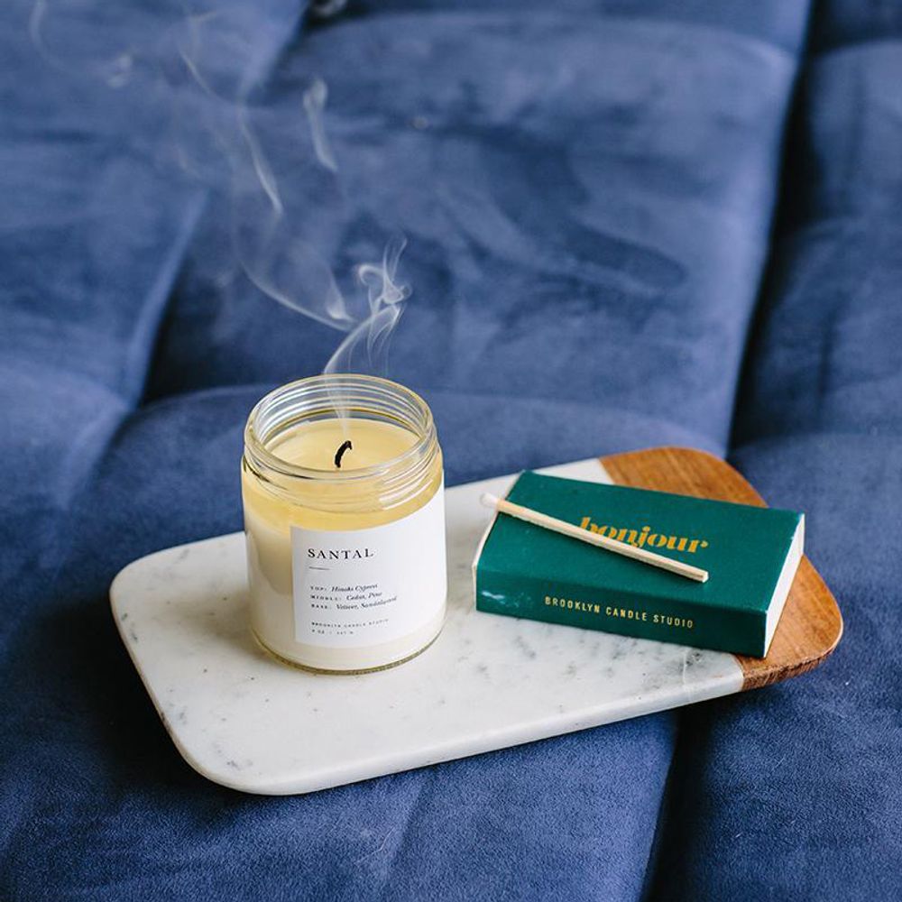 Autres fournitures bureau  - Santal Minimalist Bougie - BROOKLYN CANDLE STUDIO
