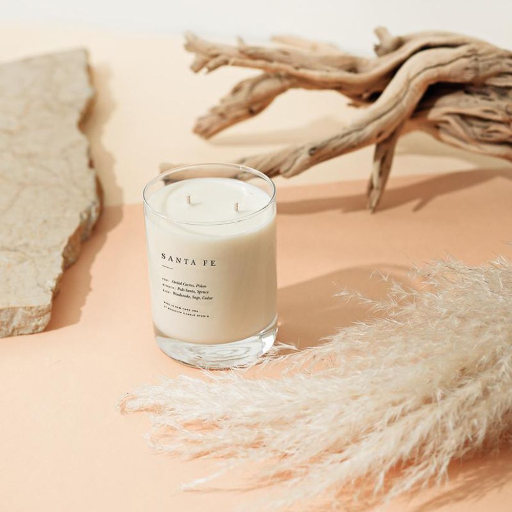 Floral decoration - Santa Fe Escapist Candle - BROOKLYN CANDLE STUDIO