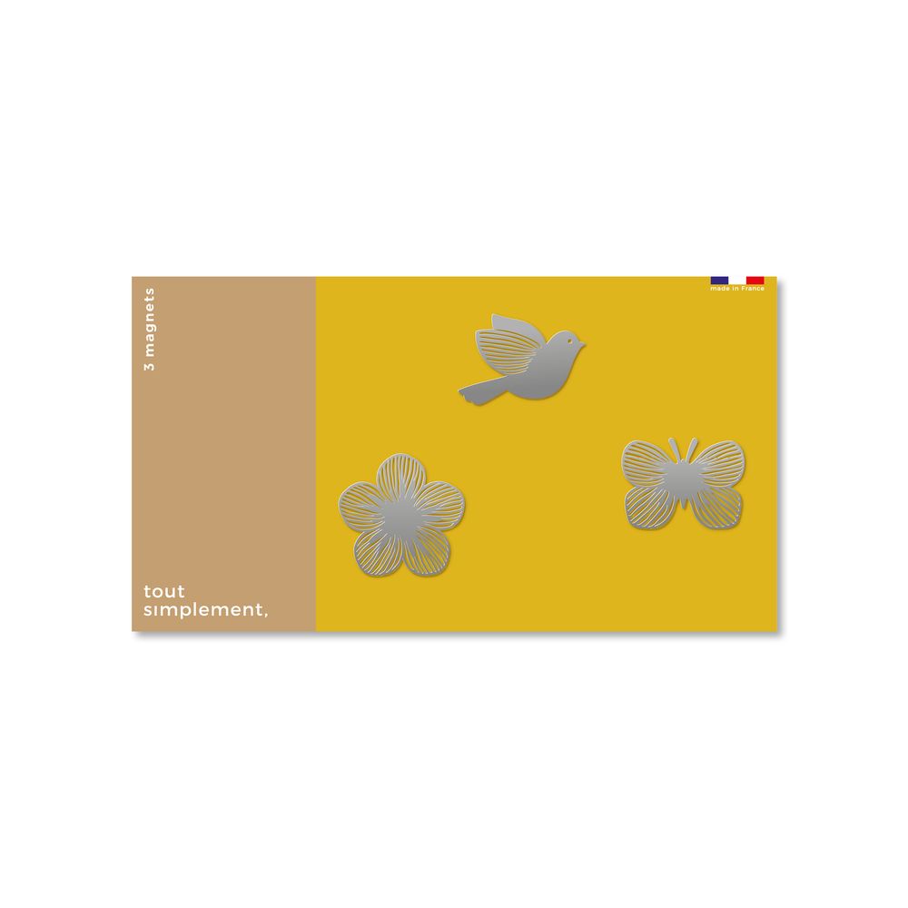 Cadeaux - Stainless steel magnet - Nature - TOUT SIMPLEMENT,