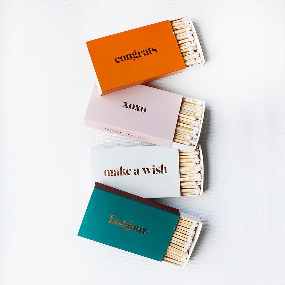 Objets design - Bonjour Emerald Allumettes Longues - BROOKLYN CANDLE STUDIO
