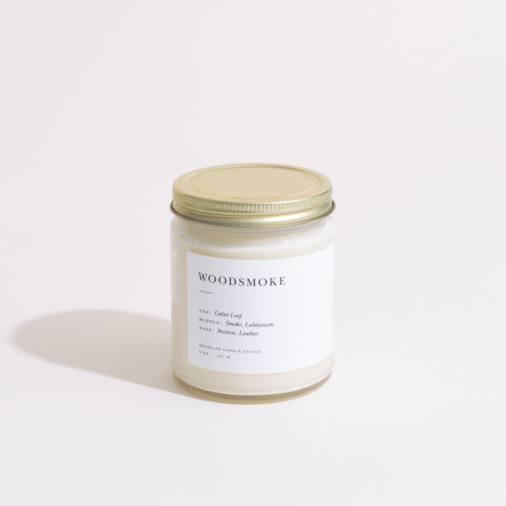 Objets de décoration - Woodsmoke Minimalist Bougie - BROOKLYN CANDLE STUDIO