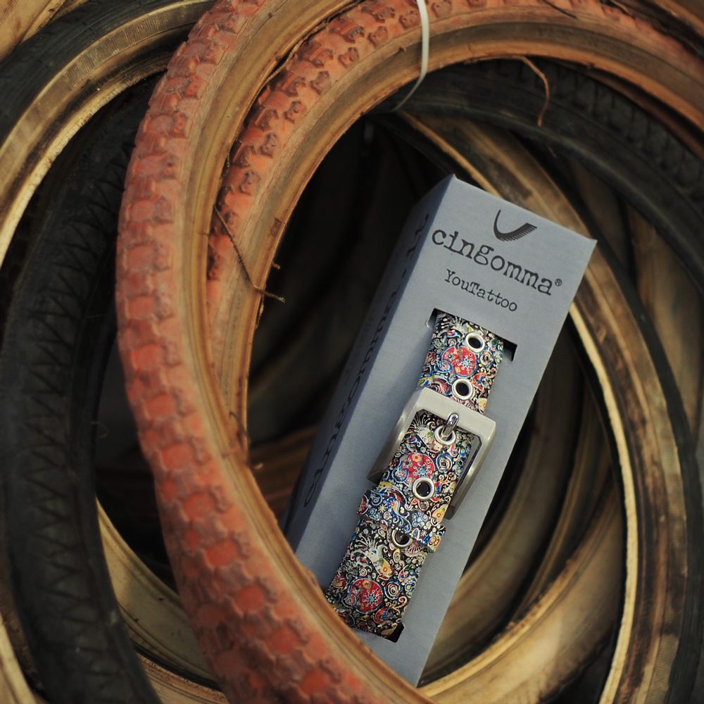 Leather goods - YOUTATTO GRAPHICS BELT - CINGOMMA