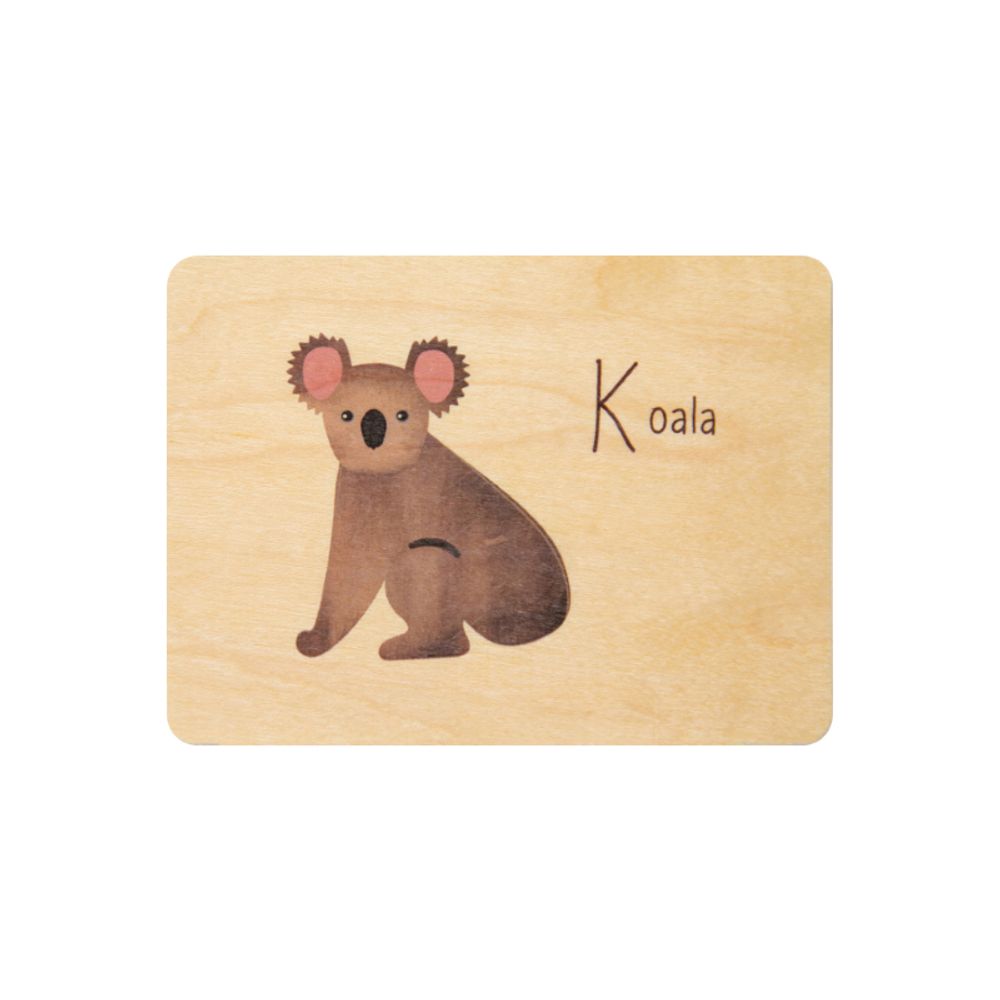 Carterie - Carte Woodhikids Koala - WOODHI