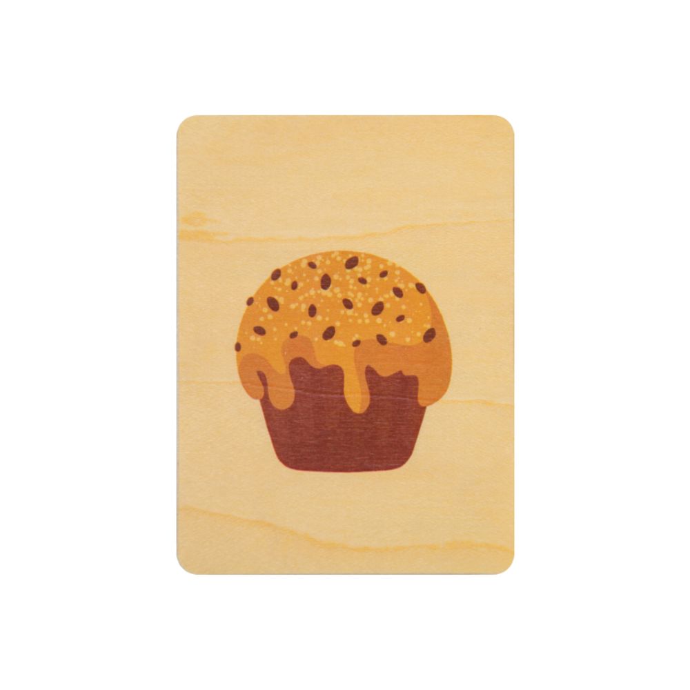 Carterie - Set cartes anniversaires Cupcakes - WOODHI
