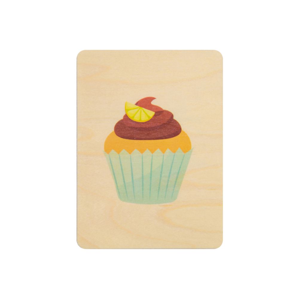 Carterie - Set cartes anniversaires Cupcakes - WOODHI
