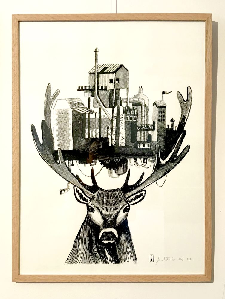Objets de décoration - Affiche Cerf - ST