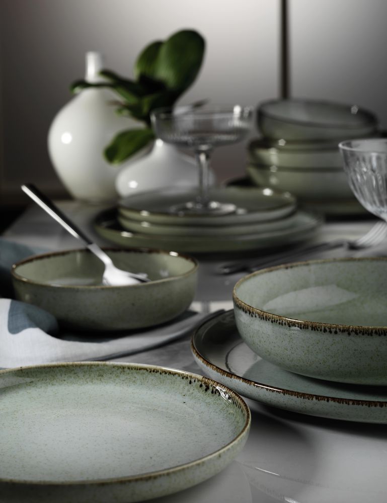 Everyday plates - Pearl Mood Dinner Set , Flat Plate and Bowl - KÜTAHYA PORSELEN SAN. A.S.