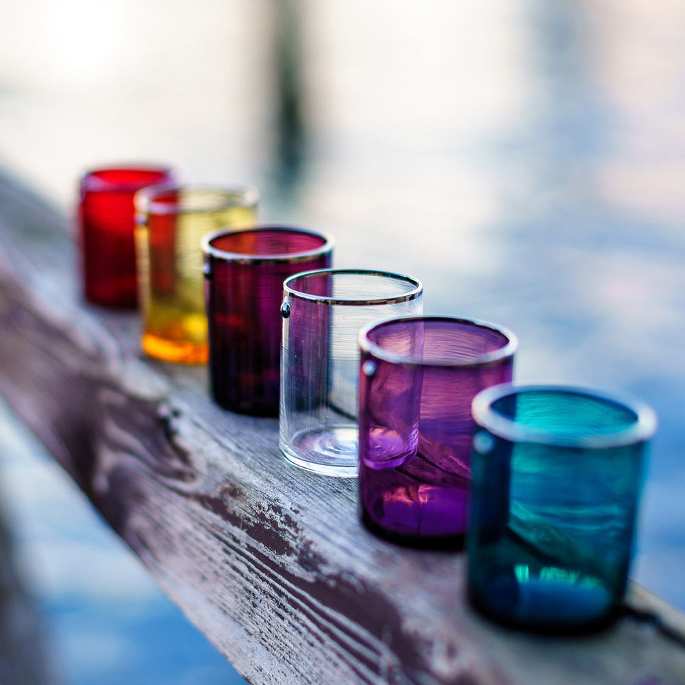 Glass - Set of 6 Jai Shot Glasses - GIBERTO VENEZIA