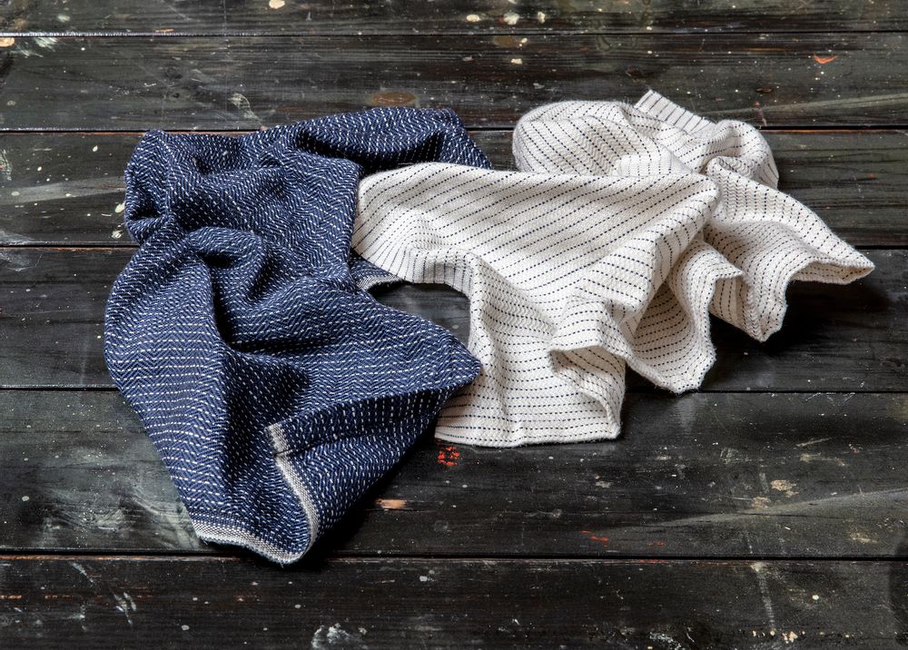 Other bath linens - TEXTILE NO. 9 - TABLE NAPKIN OR DISHCLOTH - KARIN CARLANDER