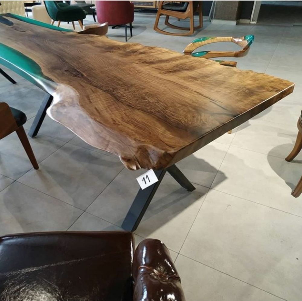 Dining Tables -  emerald  green feast table - DESIGNTRADE